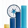 Icône boussole et graphique, représentant le conseil stratégique et l'analyse de marché